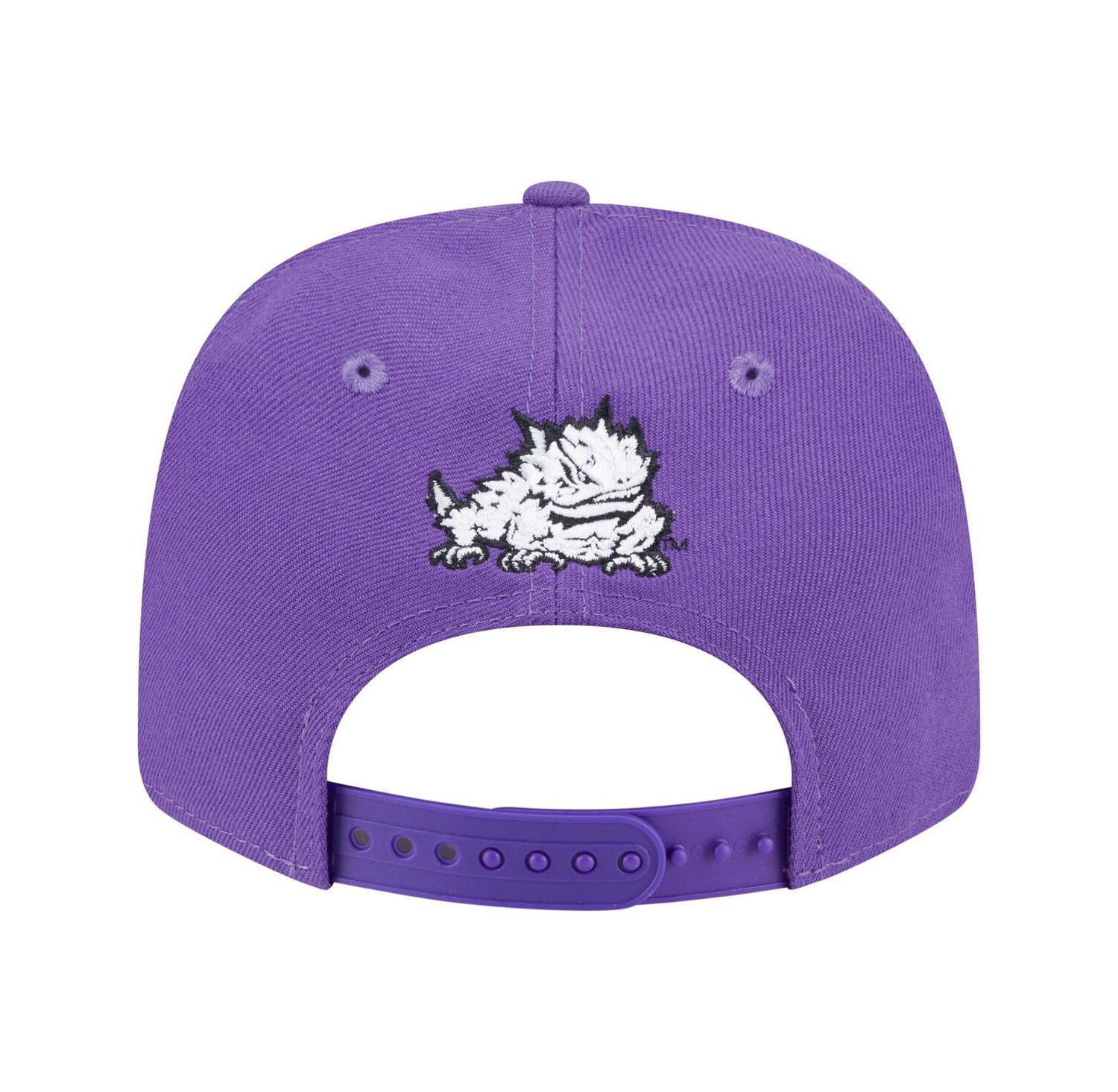 Men's Purple TCU Horned Frogs Team Collective 9SEVENTY Stretch-Snap Adjustable Hat