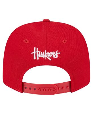 Men's Scarlet Nebraska Huskers Team Collective 9SEVENTY Stretch-Snap Adjustable Hat