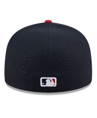 Men's Navy/Red Minnesota Twins 2025 MLB All-Star Game Workout Side Patch 59FIFTY Fitted Hat