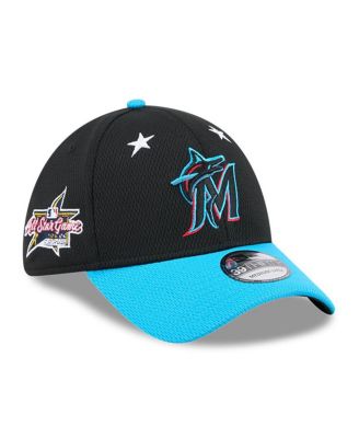 New Era - Men's Black/Blue Miami Marlins 2025 MLB All-Star Game 39THIRTY Flex Hat