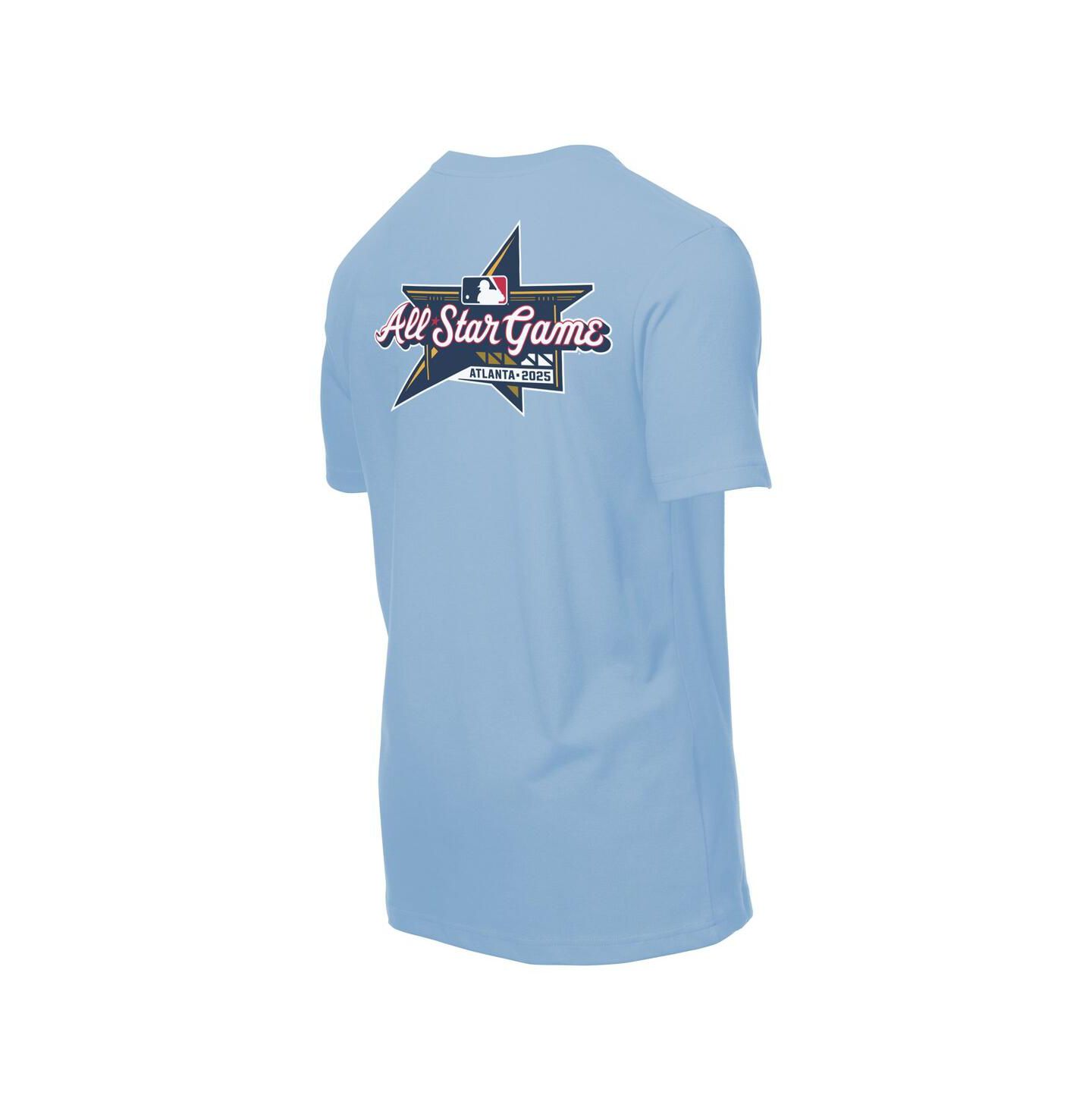Мужская футболка New Era Light Blue Pittsburgh Pirates 2025 MLB All-Star Game Workout — фото 3