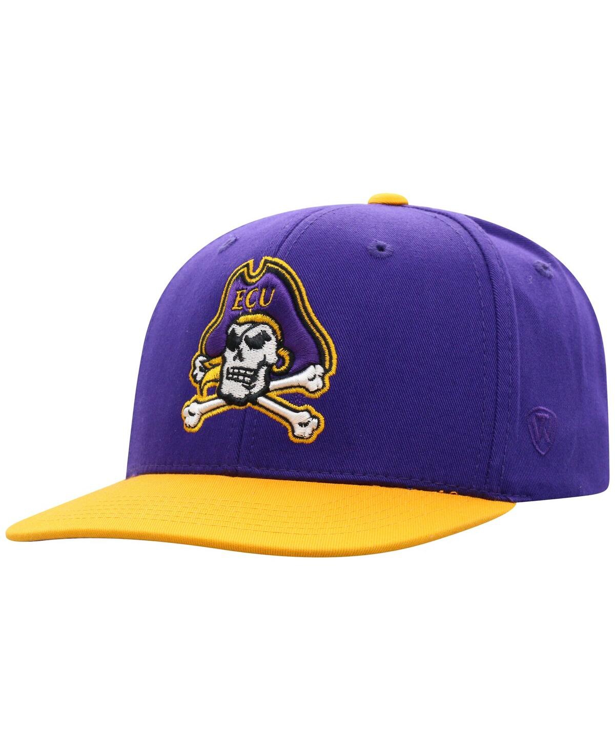Top Of The World Big Boys And Girls Purple Ecu Pirates Victory Maverick Snapback Hat In Pink