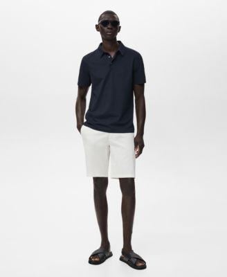 Men's Straight Cotton 10" Bermuda Shorts