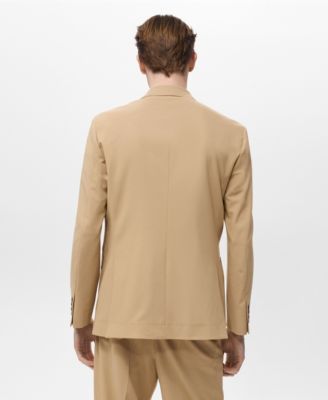 Men's Boston Regular-Fit Double-Breasted Suit Blazer