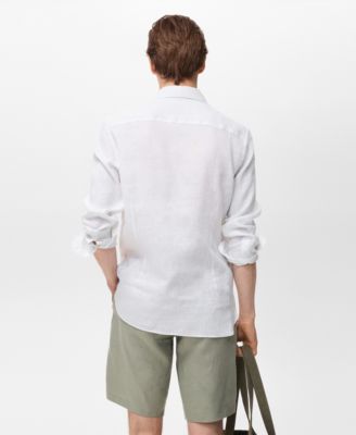 Men's Linen Slim-Fit Shirt