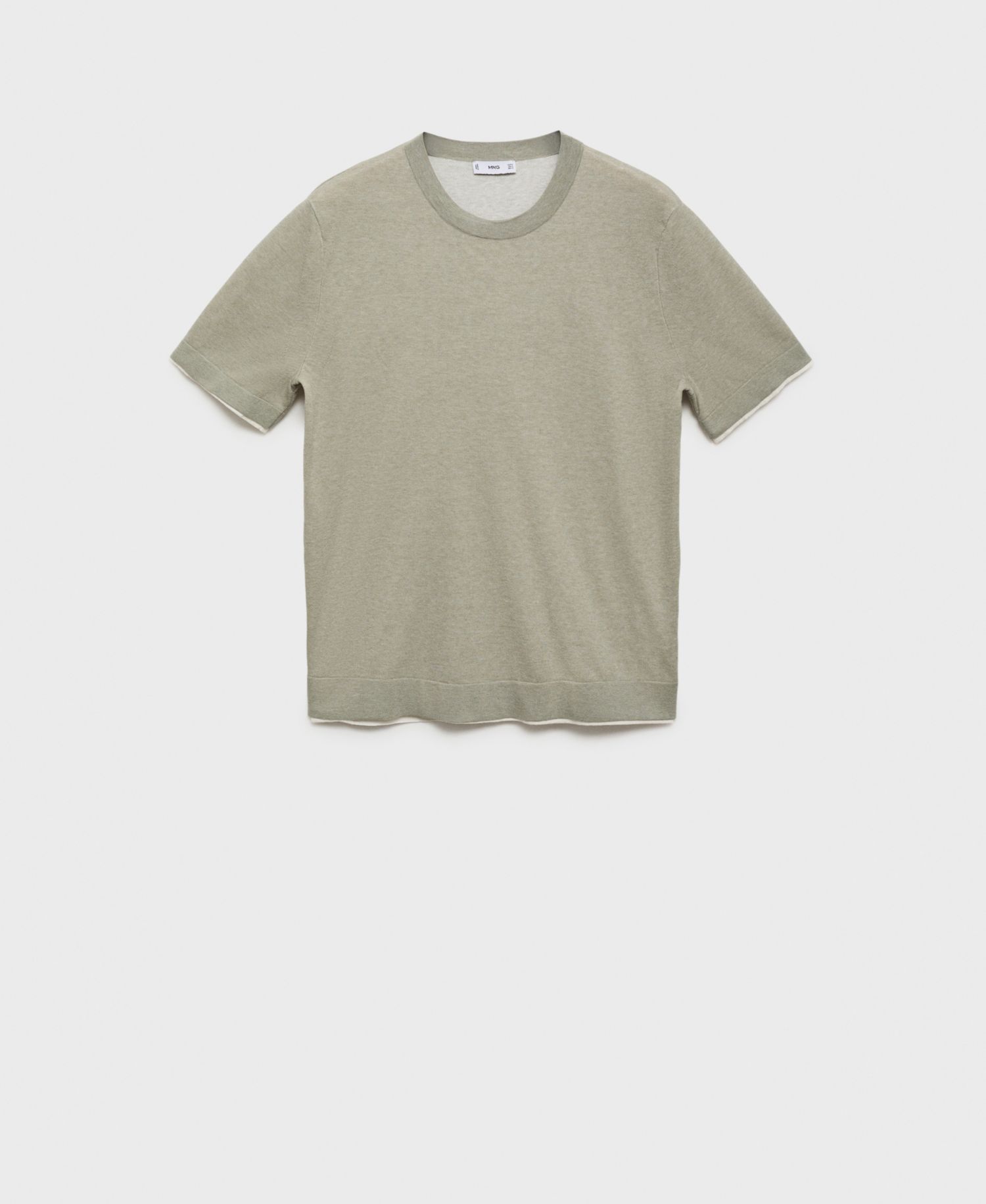 Men's Contrasting Cotton-Blend T-Shirt