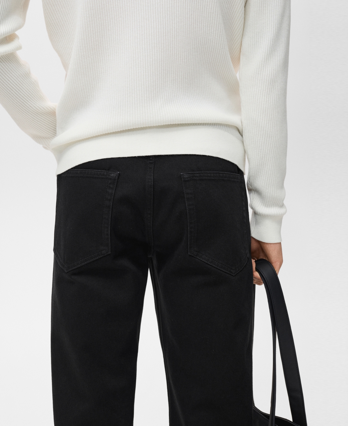 Mango Jude Skinny Jeans In Black