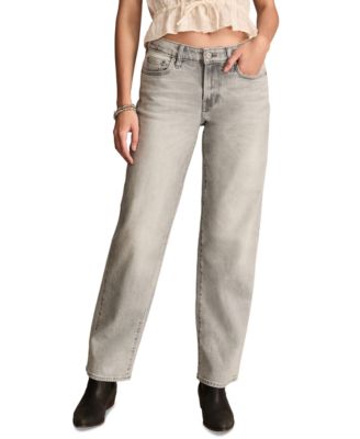 Women's The Baggy Mid-Rise Relax-Leg Jeans 