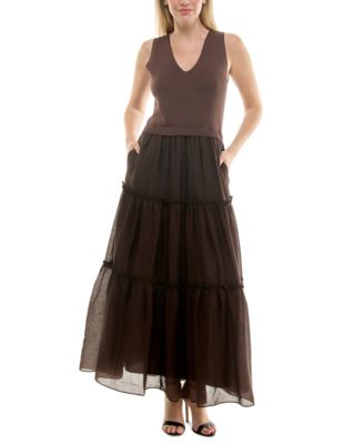 Taylor - Women's Sleeveless Tiered A-Line Dress
