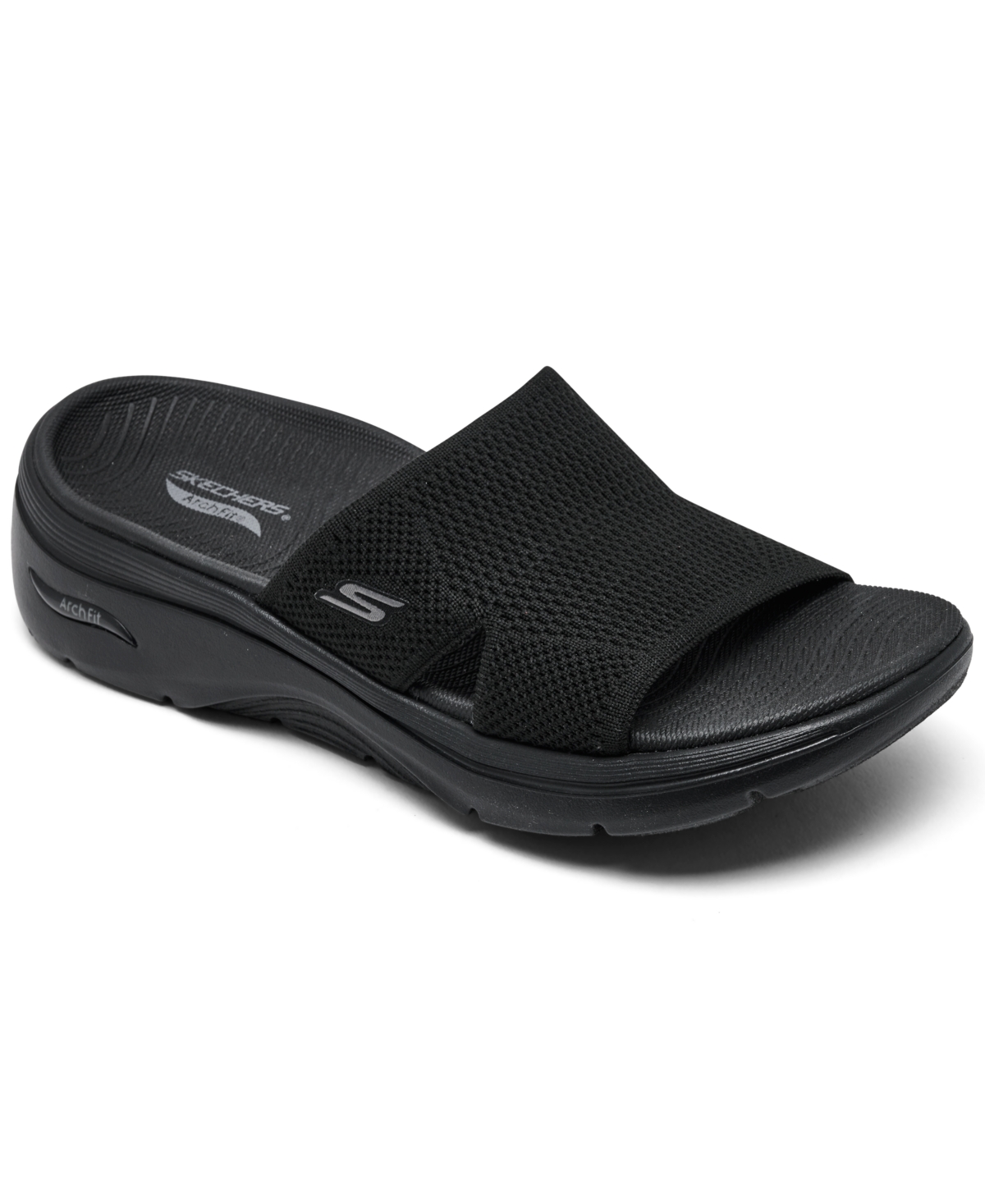 Women's Go Walk Arch Fit 2.0 - Dakota Slide Sandals from Finish Line - Black