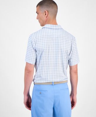 Men's All-Over Geometrical Polo Shirt