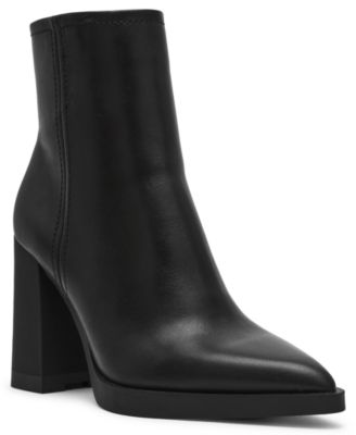 Steve Madden - Women's Harden Pointed-Toe Block-Heel Booties