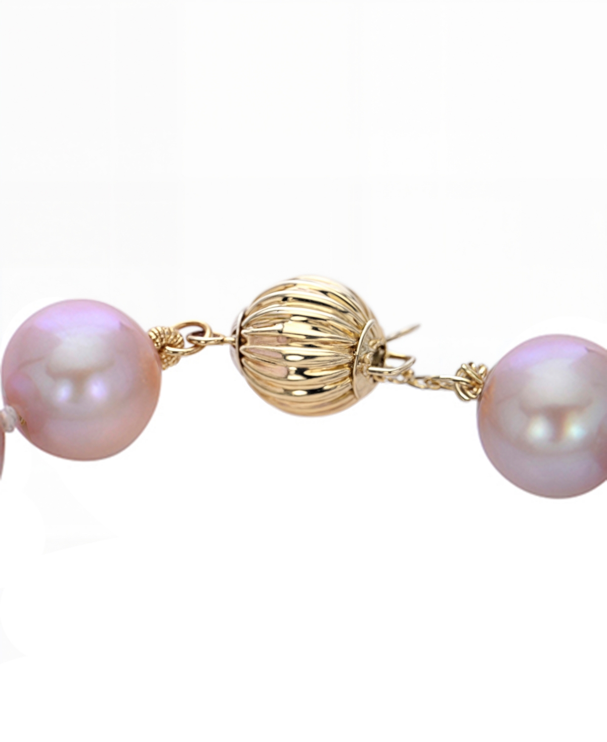 Macy's Cultured Freshwater Pearl 18" Collar Necklace In 14k Gold In Gold