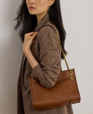 Lauren Ralph Lauren - Bradley Small Pebbled Leather Tote Bag