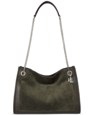 Lauren Ralph Lauren - Suede & Leather Small Bradley Tote Bag
