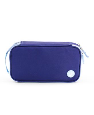 Doodle Pencil Case with Organizational Pockets and Handle Strap