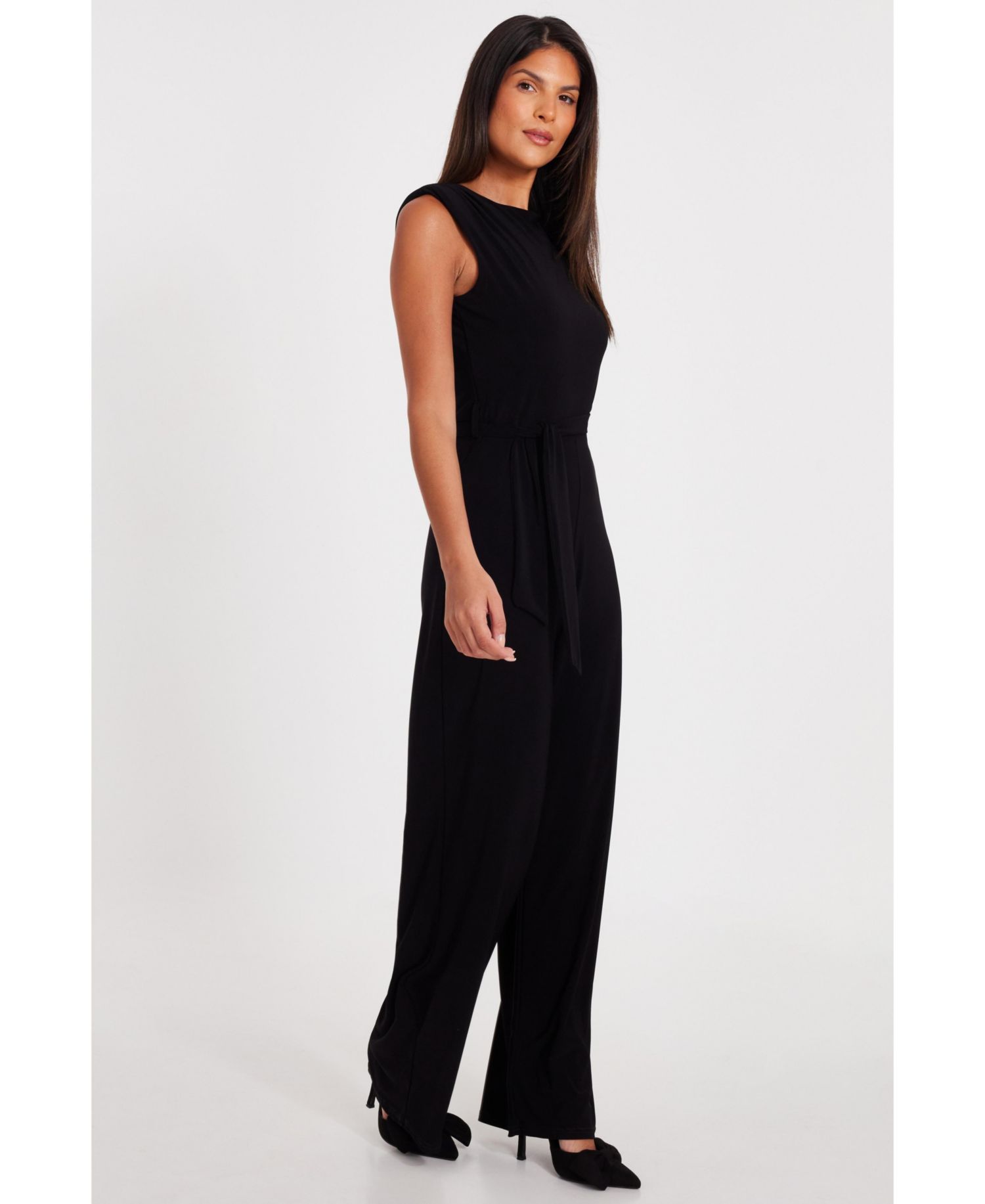 Women's ITY Waist Tie Jumpsuit