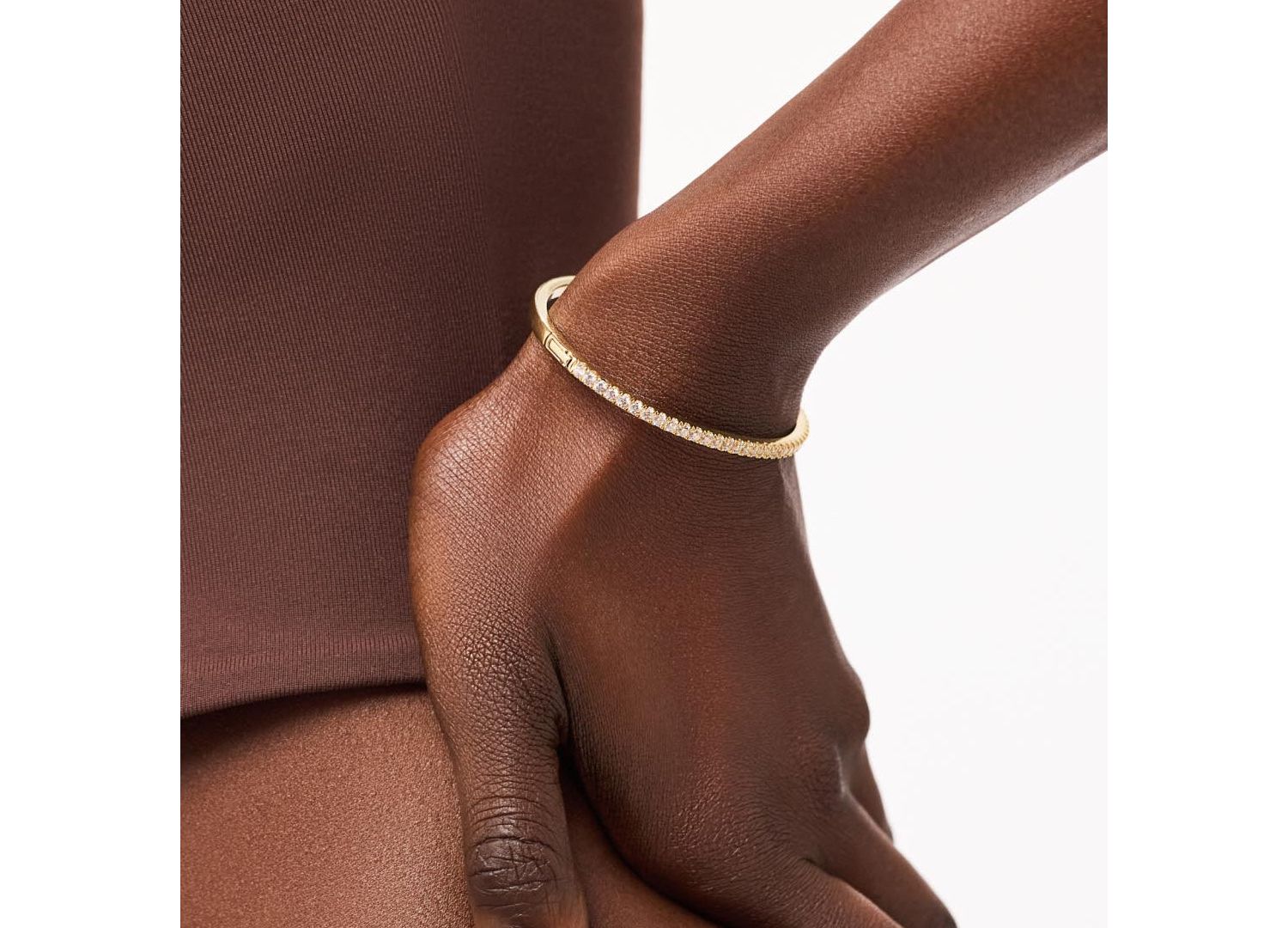 Gold Bangle Bracelet - Juliette
