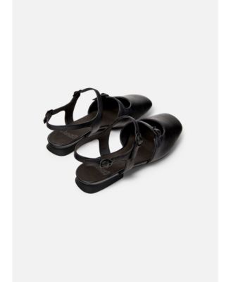 Casi Myra Leather Semi-open Shoe