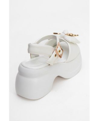 Merida Buckle Platform Sandal (Women)