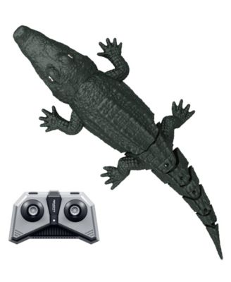 Jupiter Creations Remote Control Crocodile for the Water, with Twin Propellers and Tail Motion, 8 Pieces