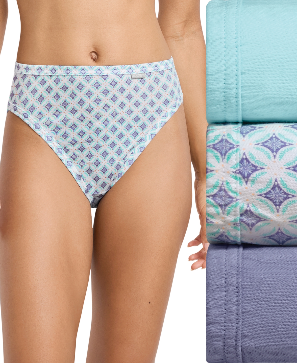 Jockey Elance French Cut 3 Pack Underwear 1485 1487, Extended Sizes
