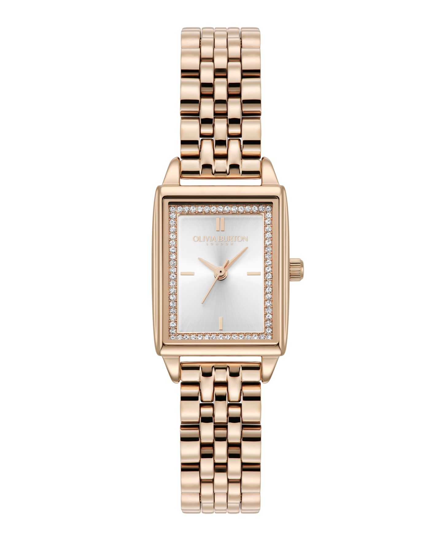 Женские часы Olivia Burton Quartz Carnation Gold-Tone Stainless Steel Bracelet Watch 25.5mm x 20.5mm — фото 1
