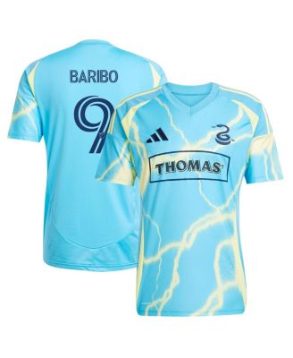adidas - Men's Tai Baribo Blue Philadelphia Union 2025 The Voltage Kit Replica Player Jersey