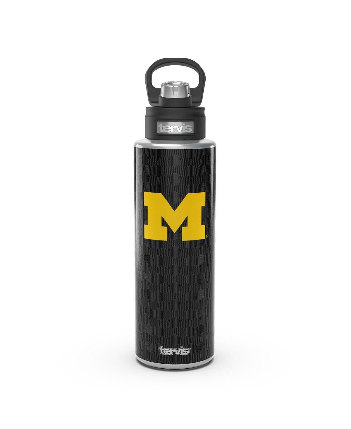 Tervis Michigan Wolverines 40oz. Weave Wide Mouth Water Bottle In Transparent
