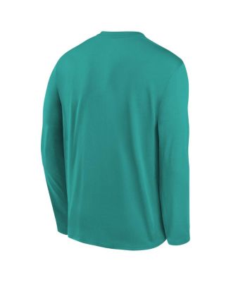 Preschool Aqua Miami Dolphins Legend Icon Long Sleeve T-Shirt