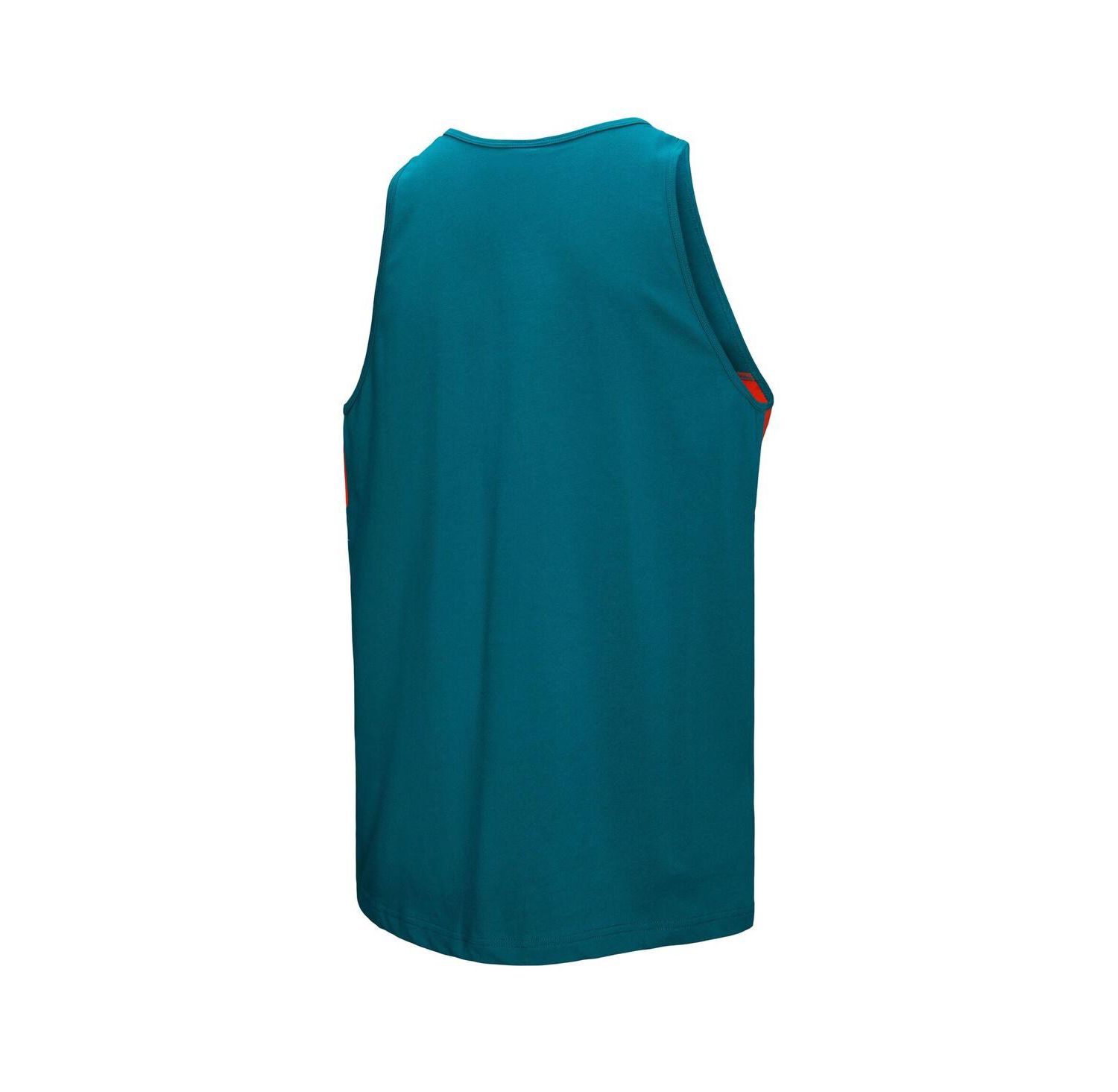 Men's Aqua Miami Dolphins Retro Color Block Tank Top