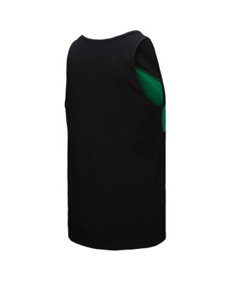 Men's Black Philadelphia Eagles Retro Color Block Tank Top
