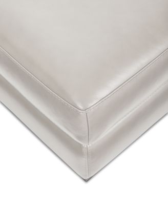 Cobbie Leather 24" Chair Ottoman, Exclusively at Macy's