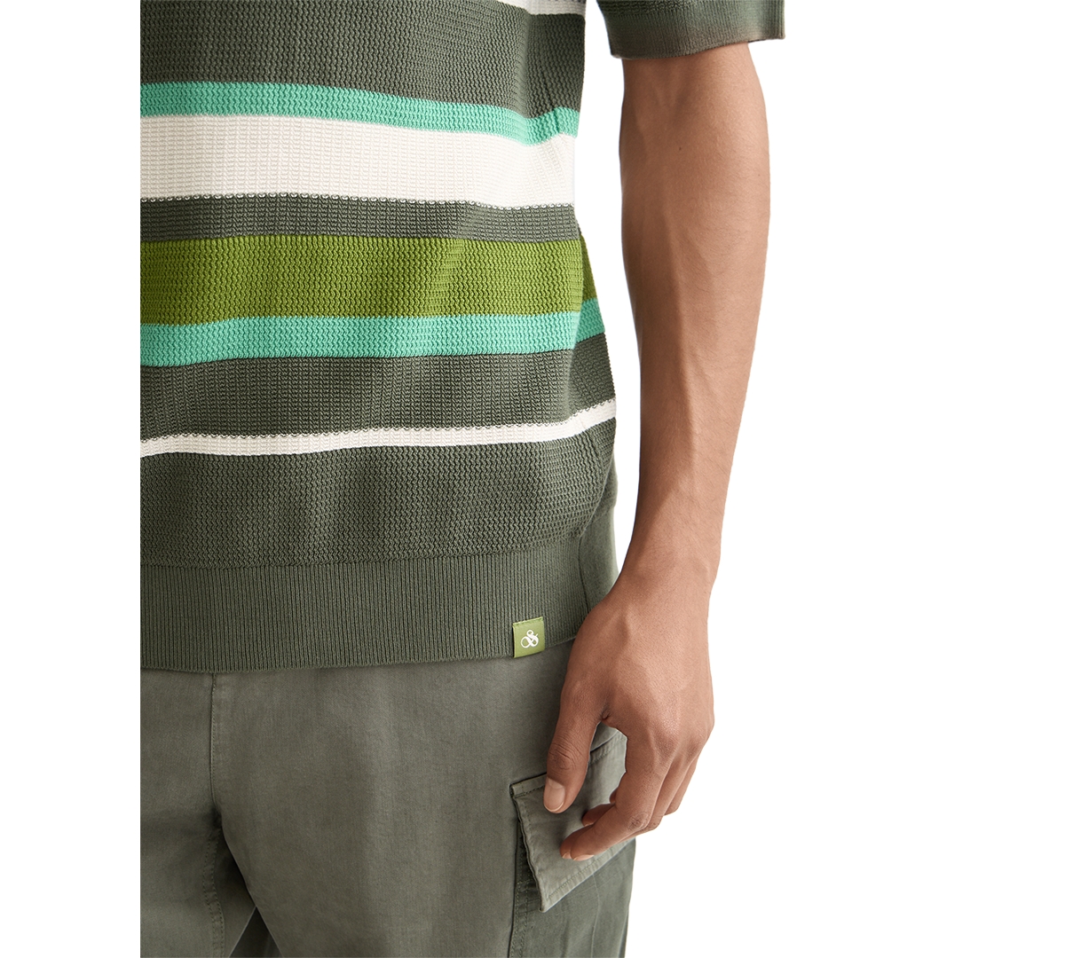 Scotch & Soda Men's Short Sleeve Striped Polo Shirt In Multi