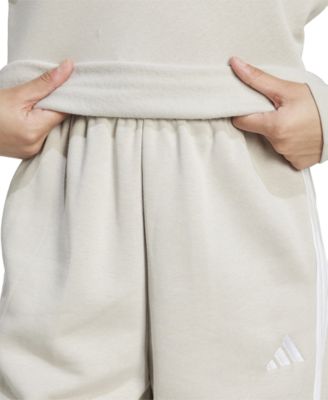 Women's Essentials 3-Stripes Fleece Crew Neck Sweatshirt