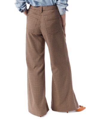 DO by Women's Tabitha Plaid Wide-Leg Pants