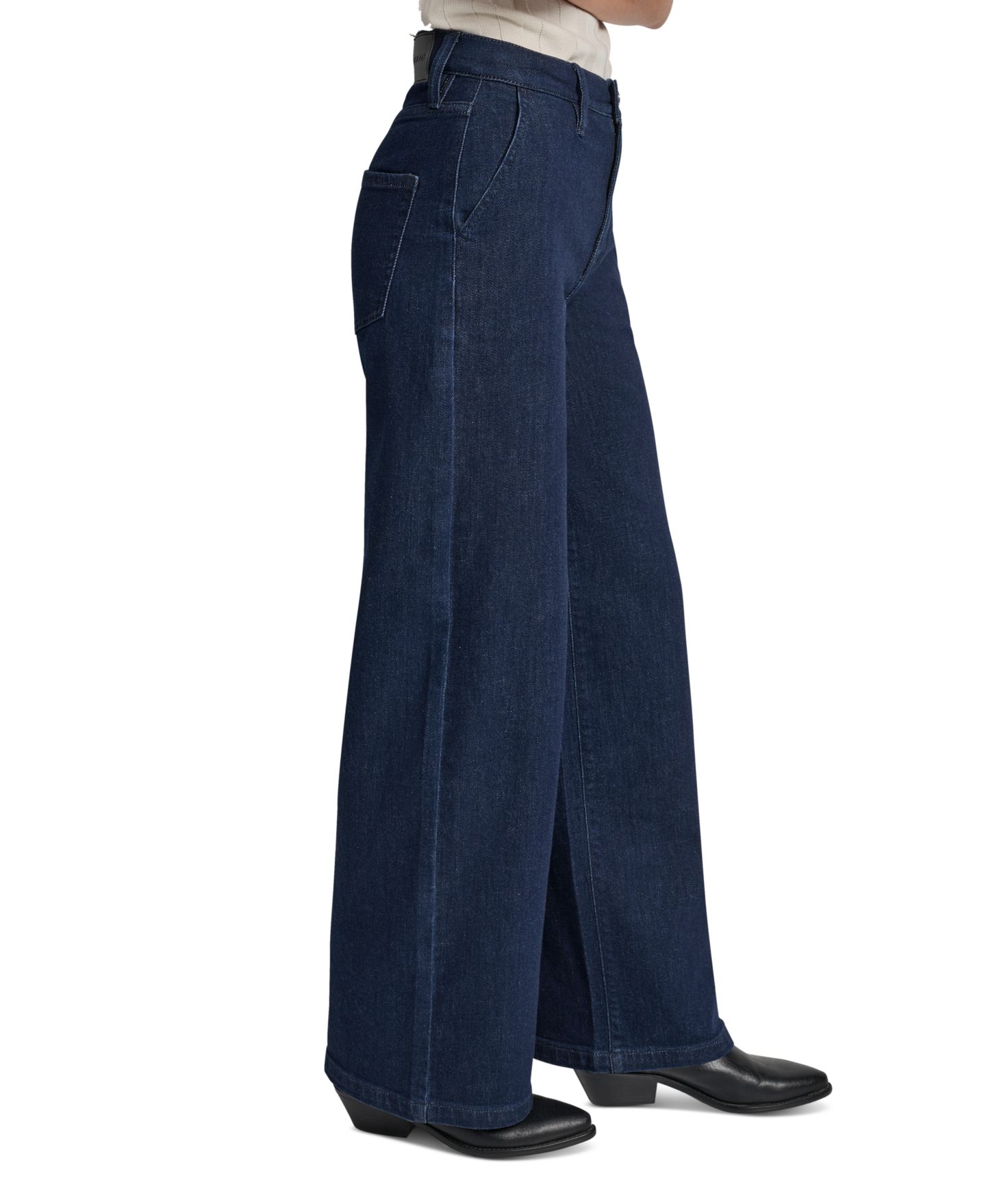 DKNY Jeans Женские джинсы DKNY с высокой посадкой в стиле классических брюк, для невысоких, цвет: Lexington — фото 4