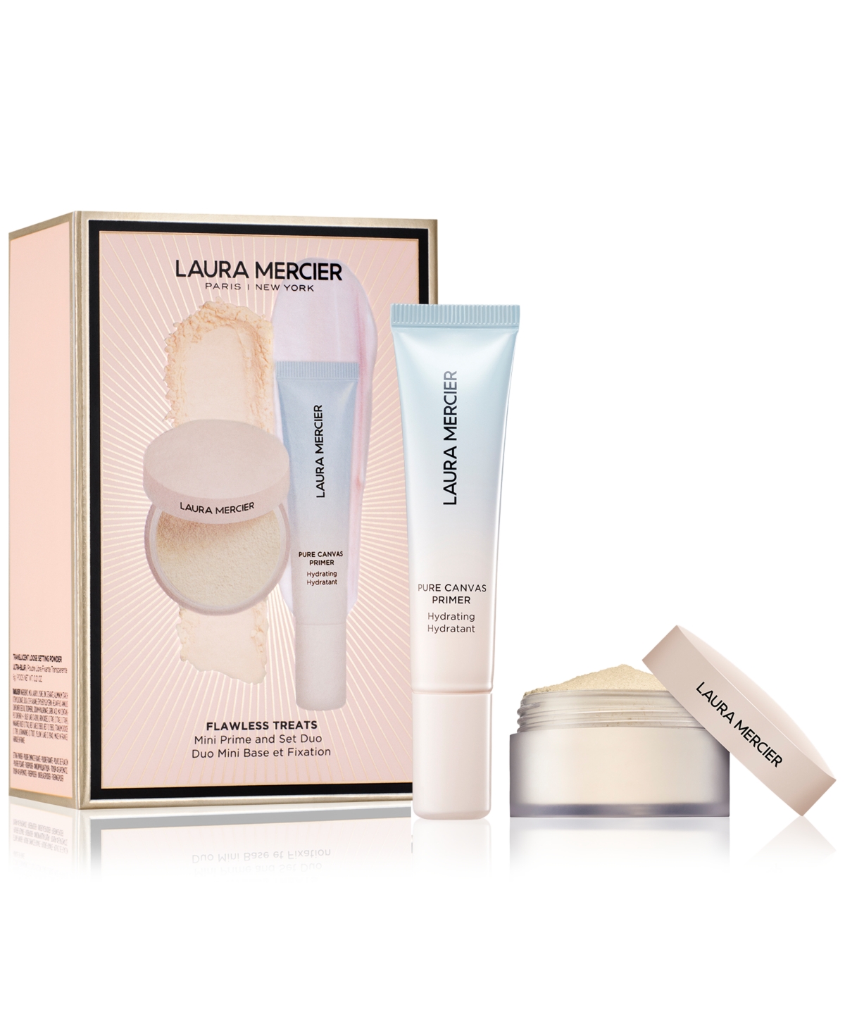 Laura Mercier Flawless Treats Mini Prime + Set Duo In Transparent