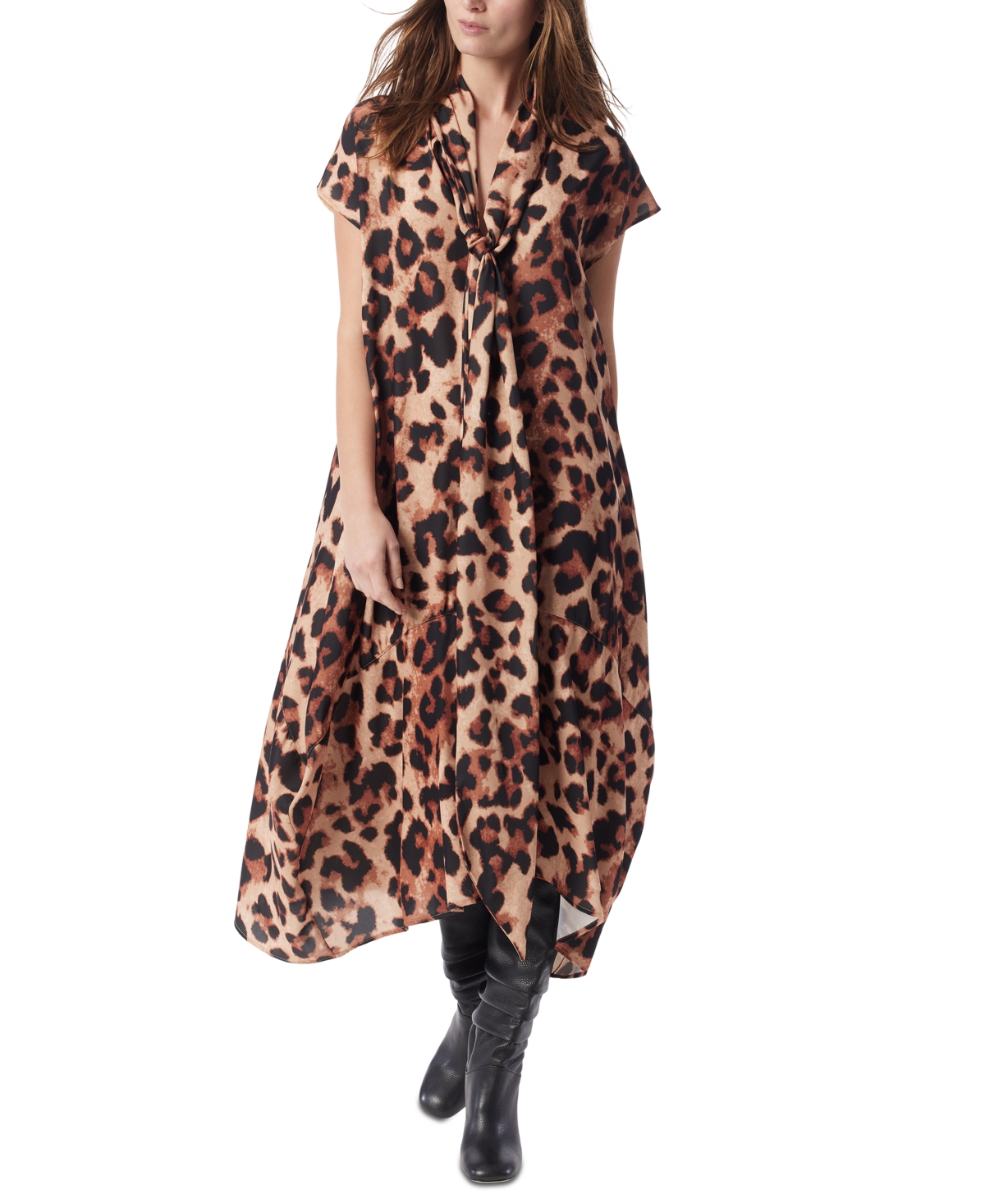 Dee Ocleppo Women's Jasmina Printed Scarf-tie Midi Dress In Multi