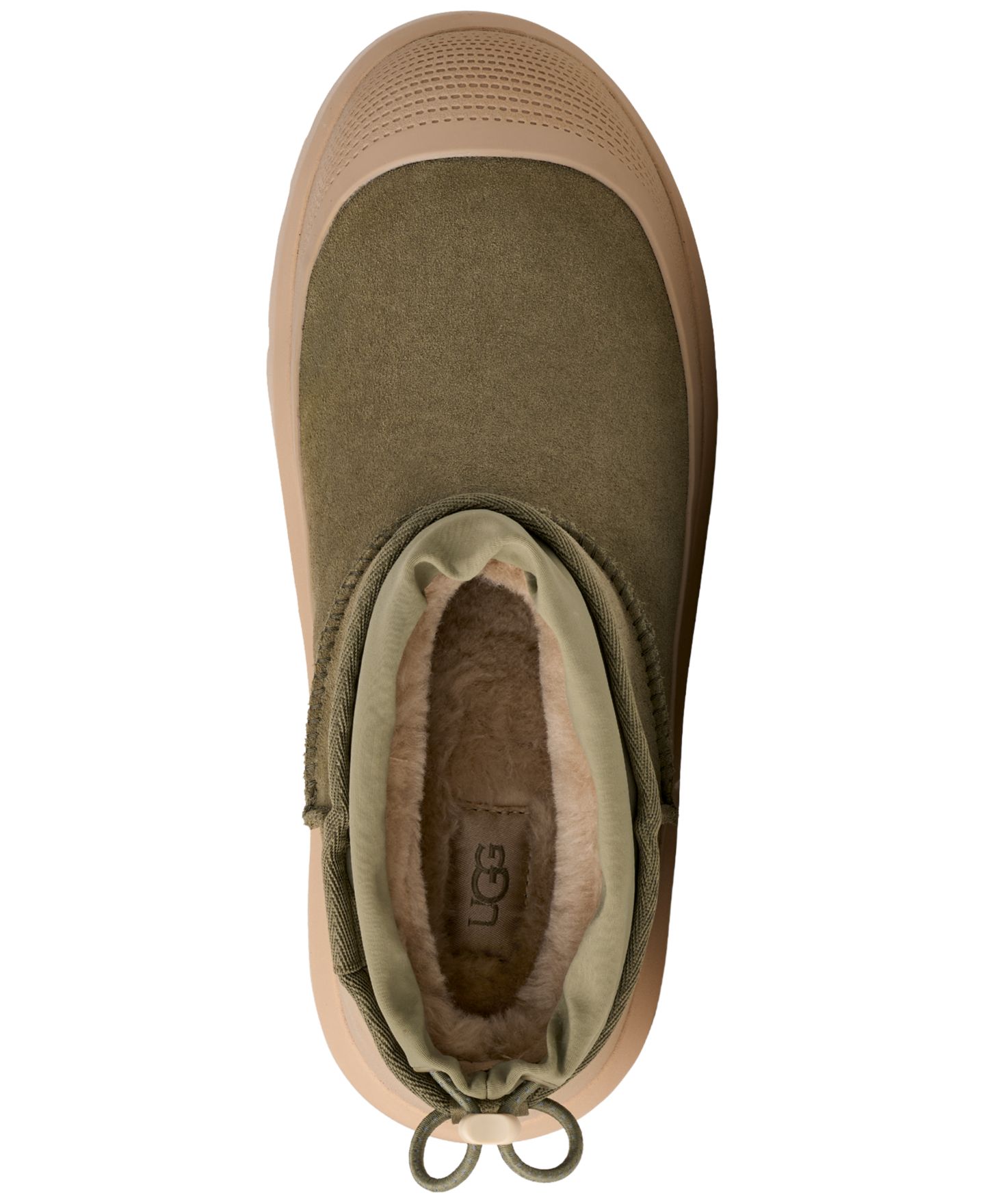 Мужские ботинки UGG® Classic Ultra Mini Weather Hybrid, цвет: Оливковый / Горчичный — фото 5