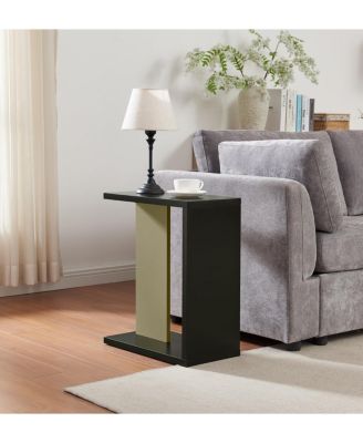 Hayward Side Table, Side End Table for Couch, Snack and Laptop