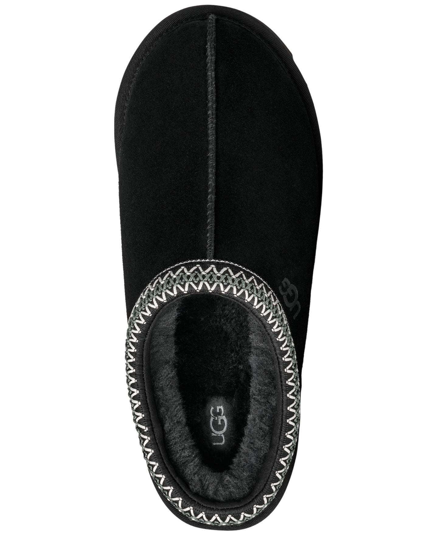 Мужские тапочки UGG® Tasman II Round-Toe Slippers, цвет: Чёрный — фото 3