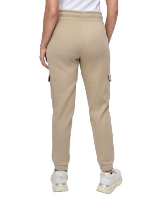 Women's Studded-Logo Cargo Joggers