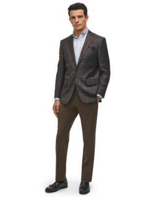 Brooks Brothers Men's Classic-Fit Wool-Blend Plaid Sport Coat