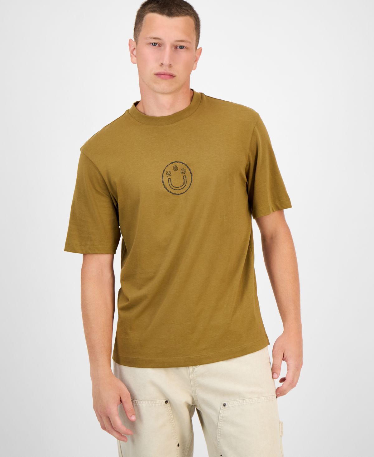 Мужская хлопковая футболка с рисунком