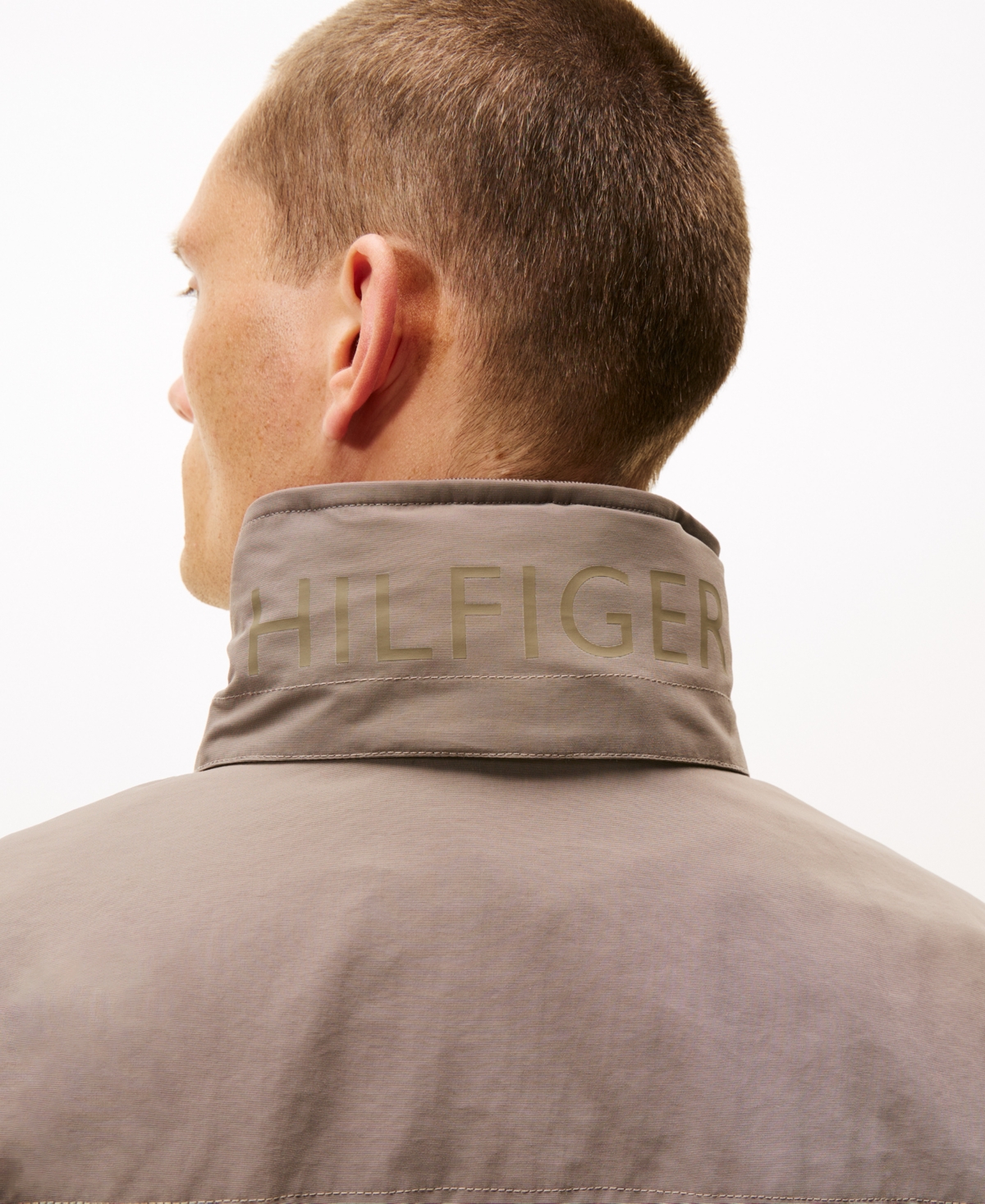 Tommy Hilfiger Men's Regatta Water Resistant Jacket In Brown