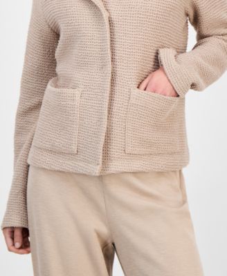 Women's Round Neck Cotton Jacket