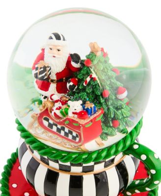 Courtly Check Teacup Snow Globe