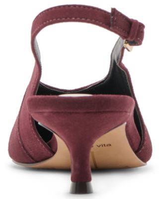 Women's Alenna Kitten-Heel Slingback Pumps