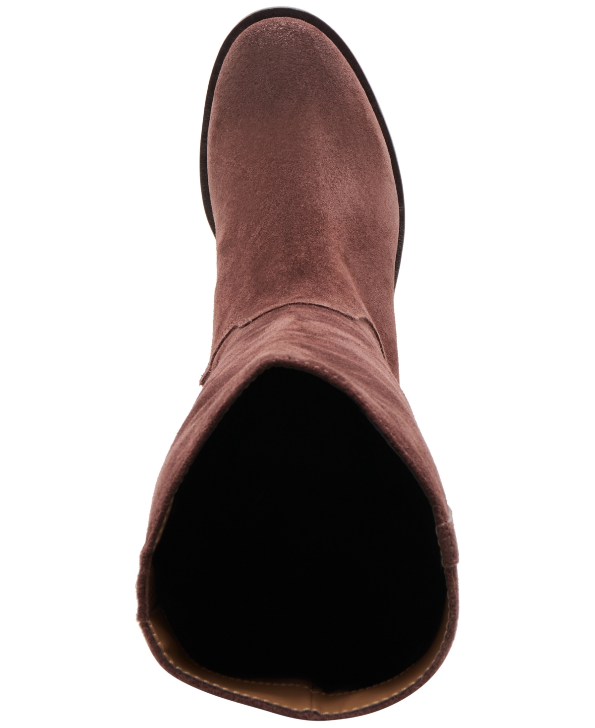 Dolce Vita Kilian H2o Wide Calf Boots Mahogany Suede In Brown